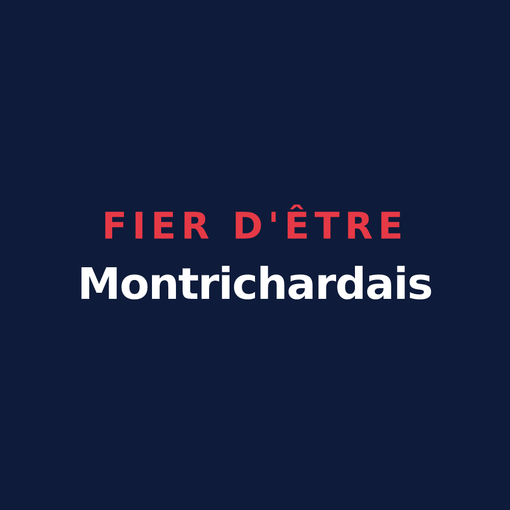 T-shirt « Fier d'être Montrichardais » — design pour Montrichard Val de Cher