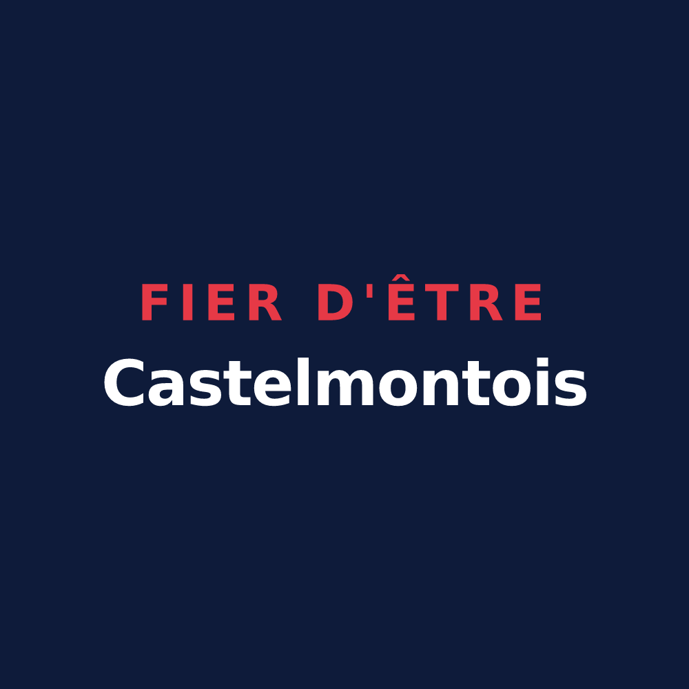 T-shirt « Fier d'être Castelmontois » — design pour Montrond-le-Château