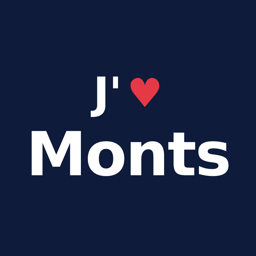 T-shirt personnalisé Monts — design J'aime Monts
