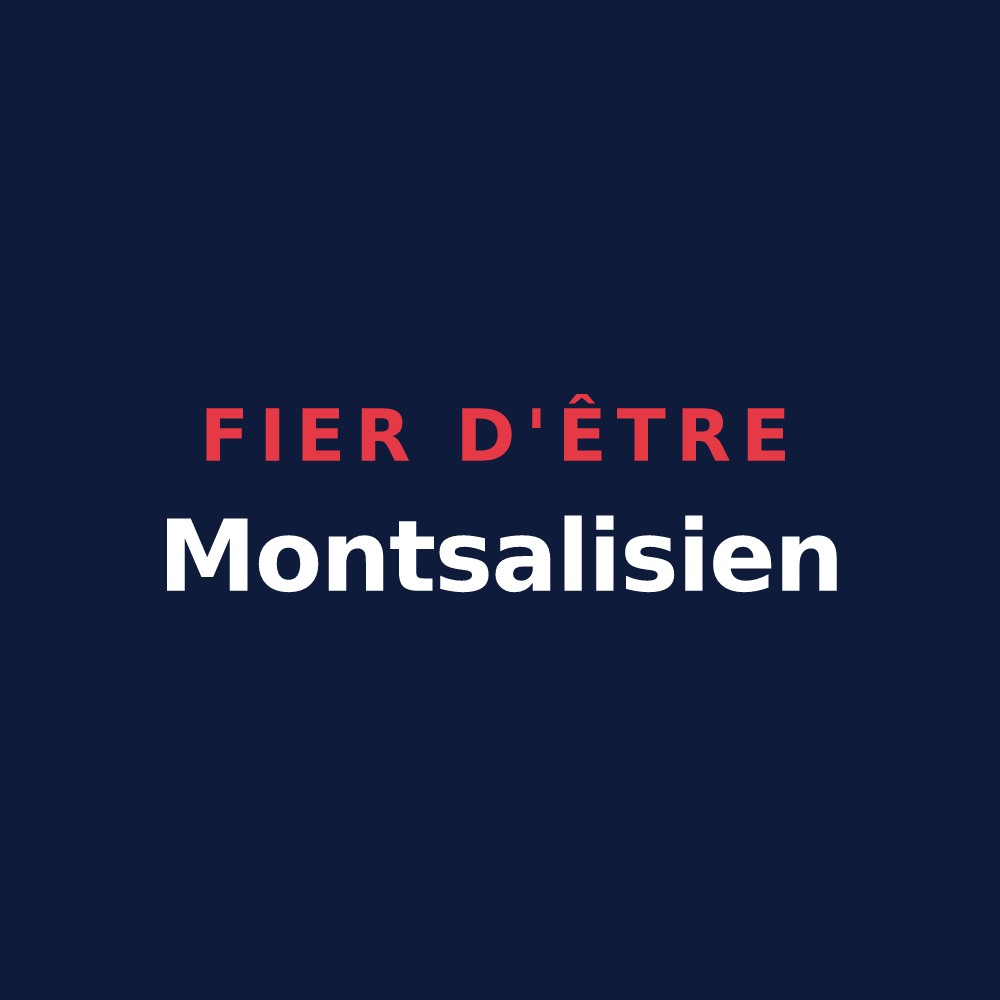 T-shirt « Fier d'être Montsalisien » — design pour Montsalès