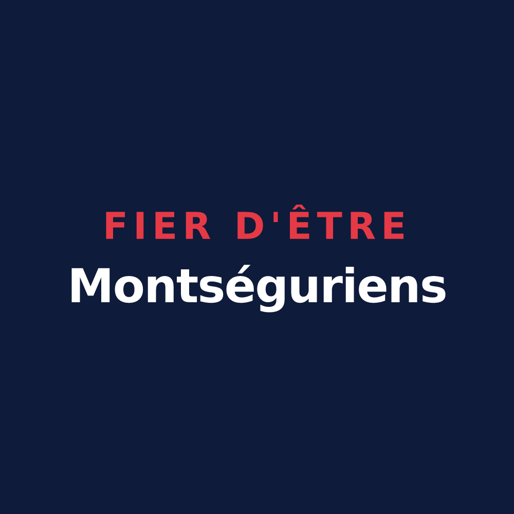 T-shirt « Fier d'être Montséguriens » — design pour Montségur