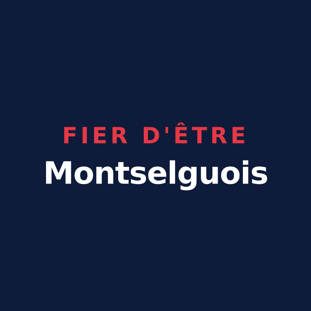 T-shirt « Fier d'être Montselguois » — design pour Montselgues