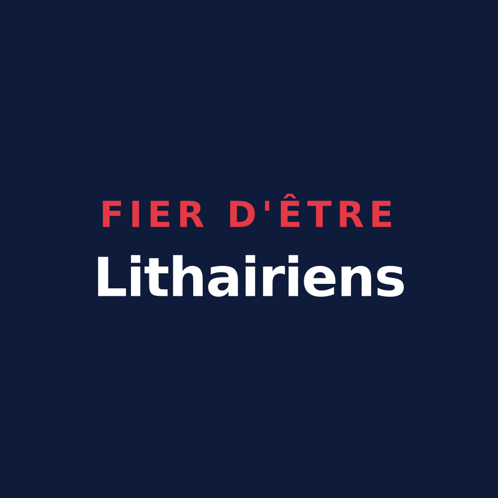 T-shirt « Fier d'être Lithairiens » — design pour Montsenelle