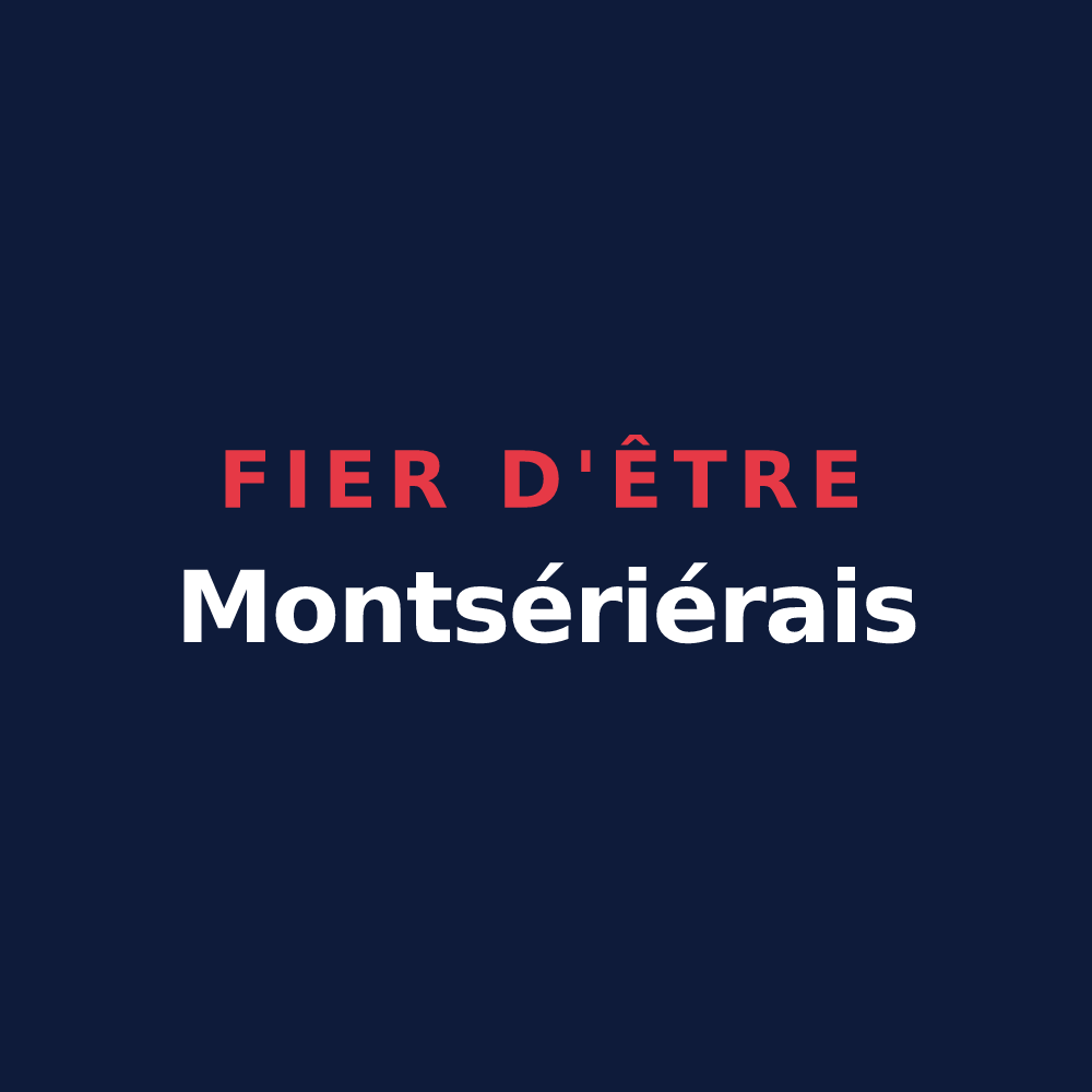 T-shirt « Fier d'être Montsériérais » — design pour Montsérié