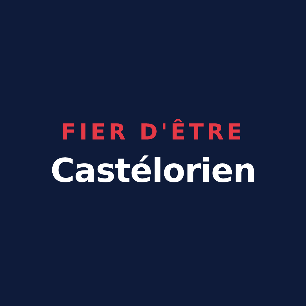 T-shirt « Fier d'être Castélorien » — design pour Montval-sur-Loir