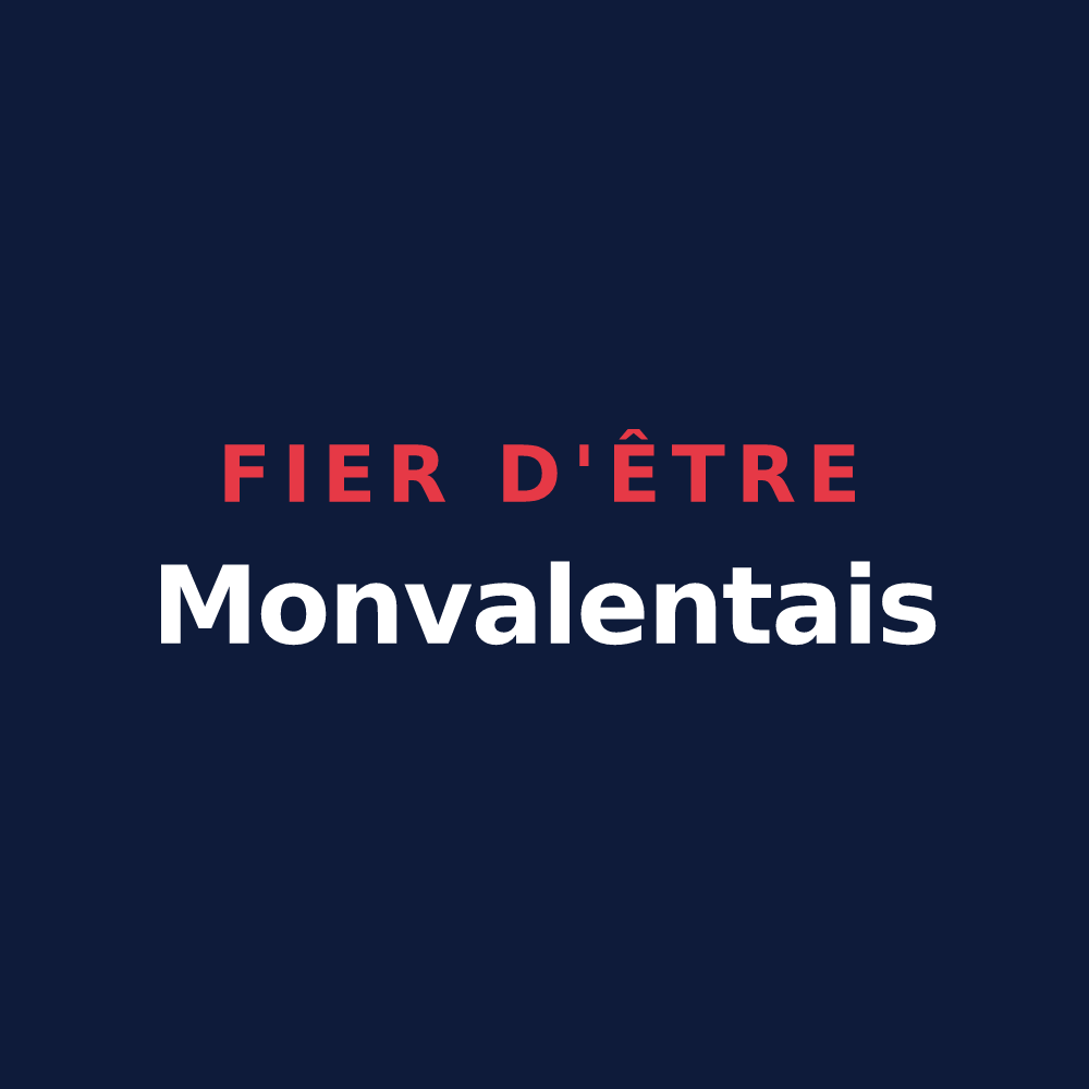 T-shirt « Fier d'être Monvalentais » — design pour Montvalent