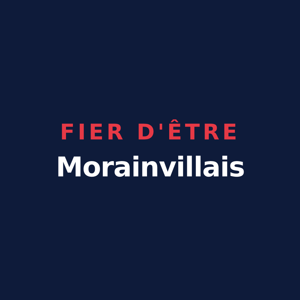 T-shirt « Fier d'être Morainvillais » — design pour Morainville-Jouveaux