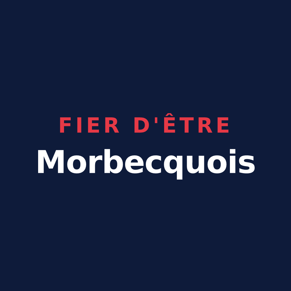 T-shirt « Fier d'être Morbecquois » — design pour Morbecque