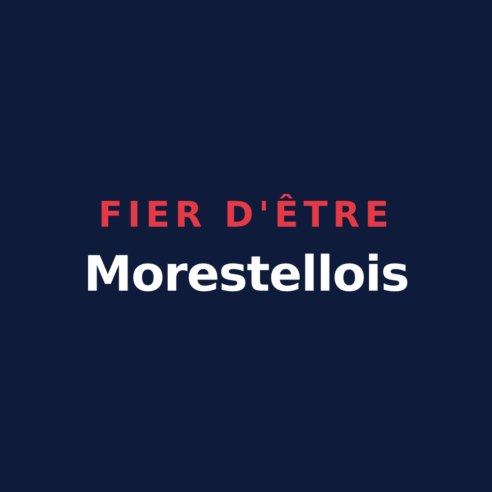 T-shirt « Fier d'être Morestellois » — design pour Morestel