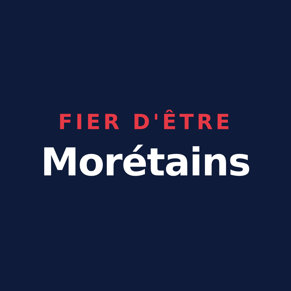 T-shirt « Fier d'être Morétains » — design pour Moret-Loing-et-Orvanne