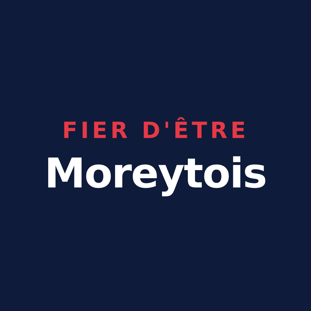 T-shirt « Fier d'être Moreytois » — design pour Morey