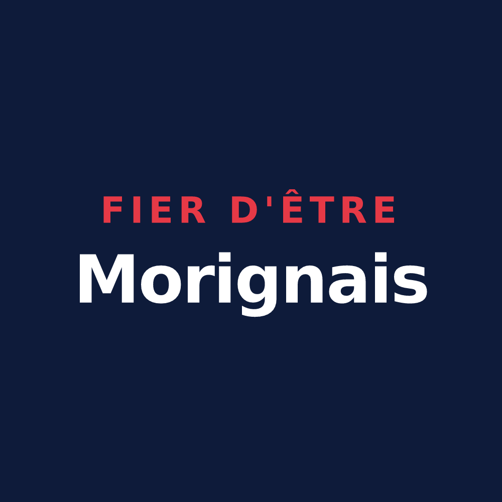 T-shirt « Fier d'être Morignais » — design pour Morigny