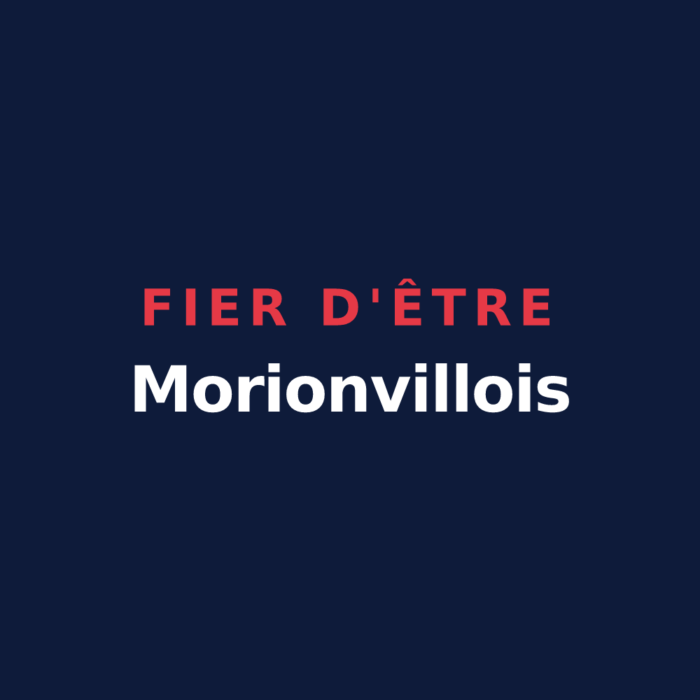 T-shirt « Fier d'être Morionvillois » — design pour Morionvilliers