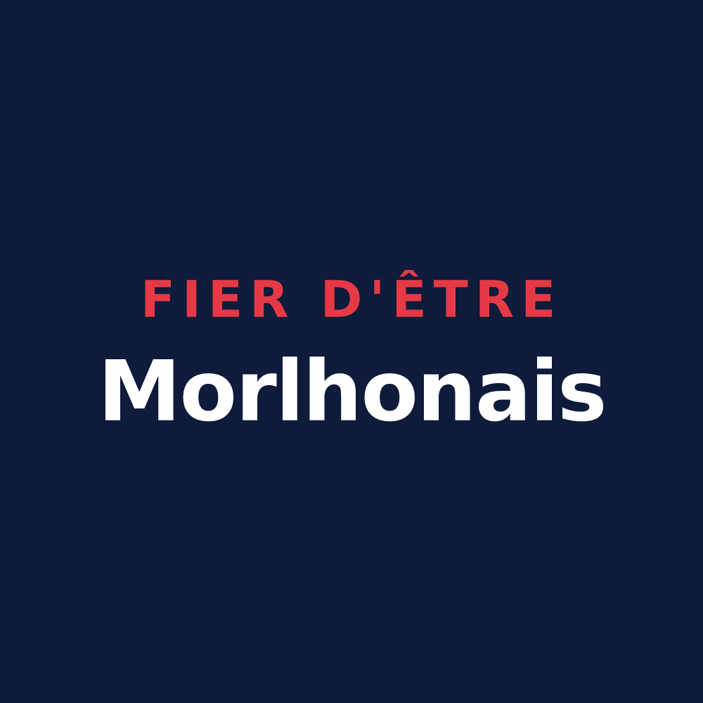 T-shirt « Fier d'être Morlhonais » — design pour Morlhon-le-Haut