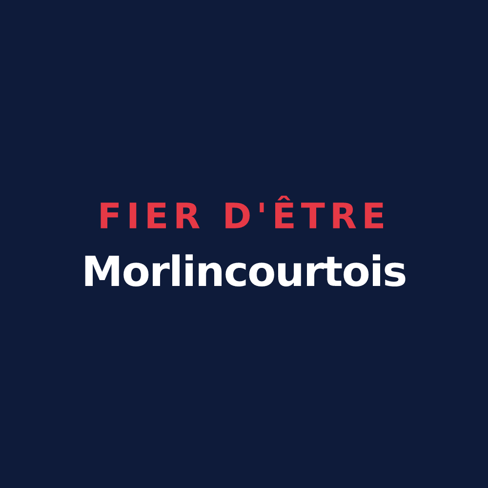 T-shirt « Fier d'être Morlincourtois » — design pour Morlincourt