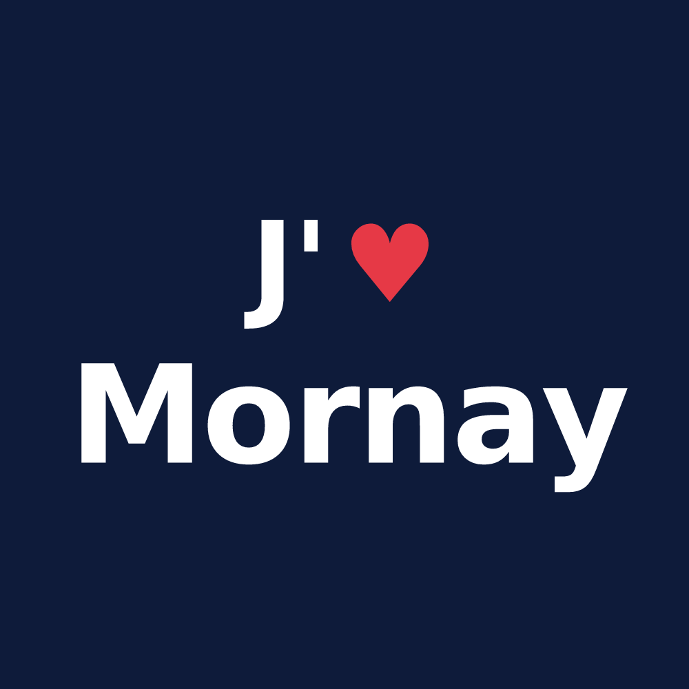 T-shirt personnalisé Mornay — design J'aime Mornay