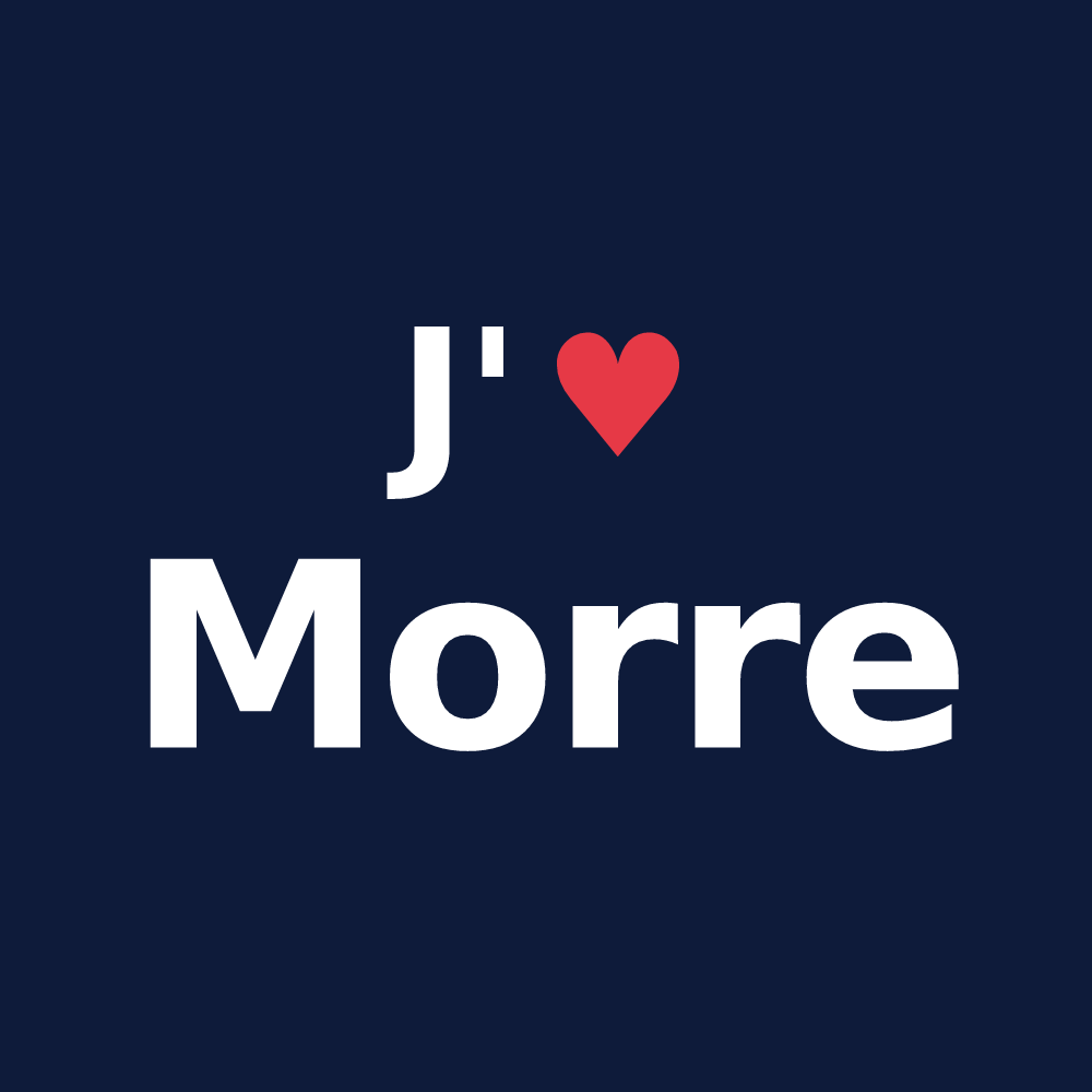 T-shirt personnalisé Morre — design J'aime Morre
