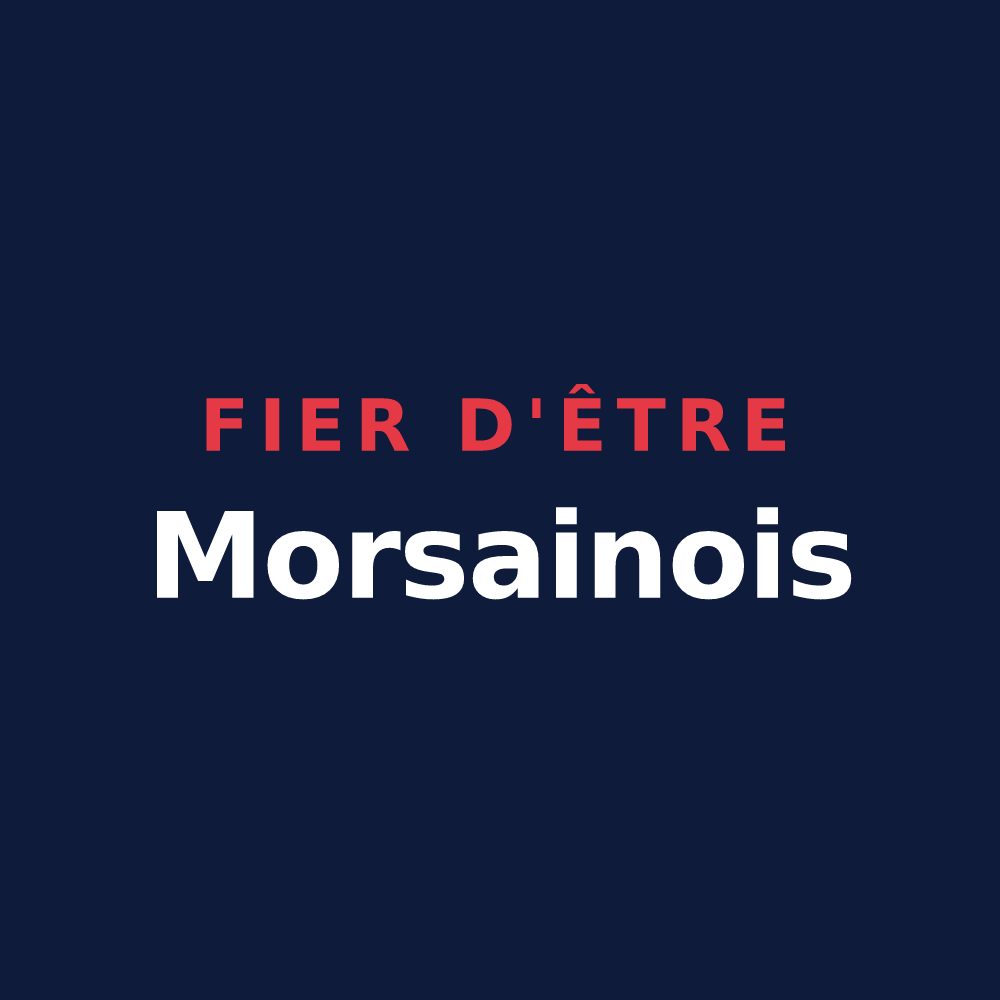 T-shirt « Fier d'être Morsainois » — design pour Morsain