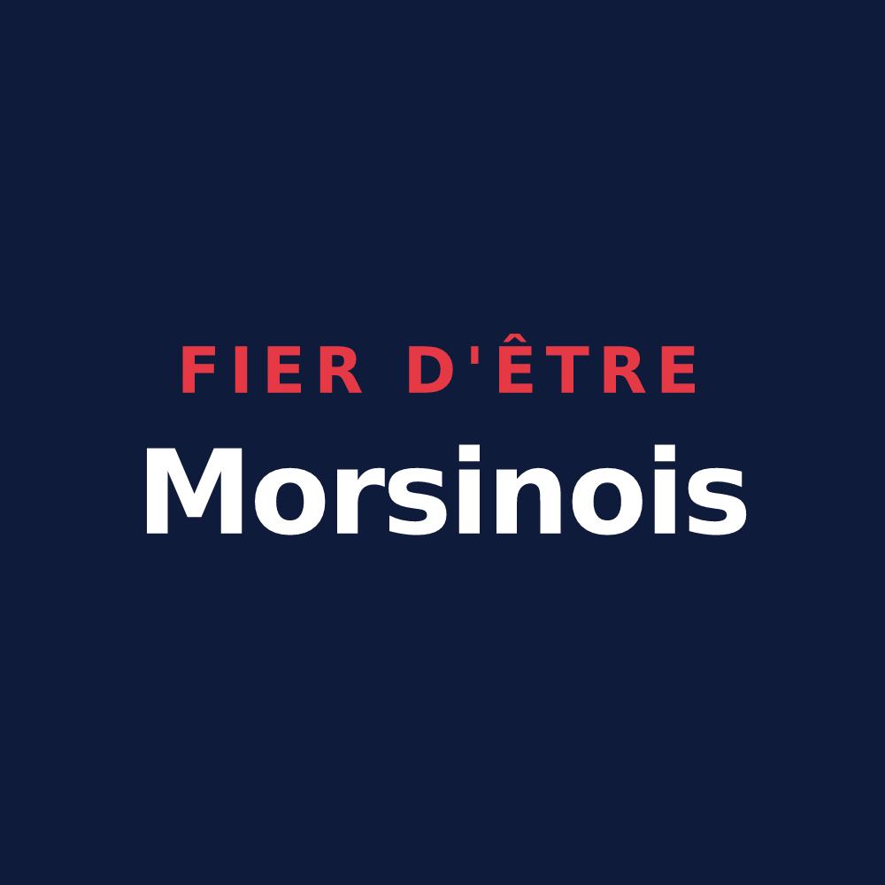 T-shirt « Fier d'être Morsinois » — design pour Morsains