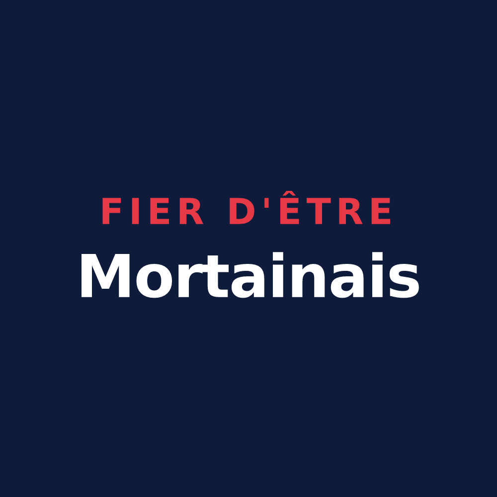 T-shirt « Fier d'être Mortainais » — design pour Mortain-Bocage