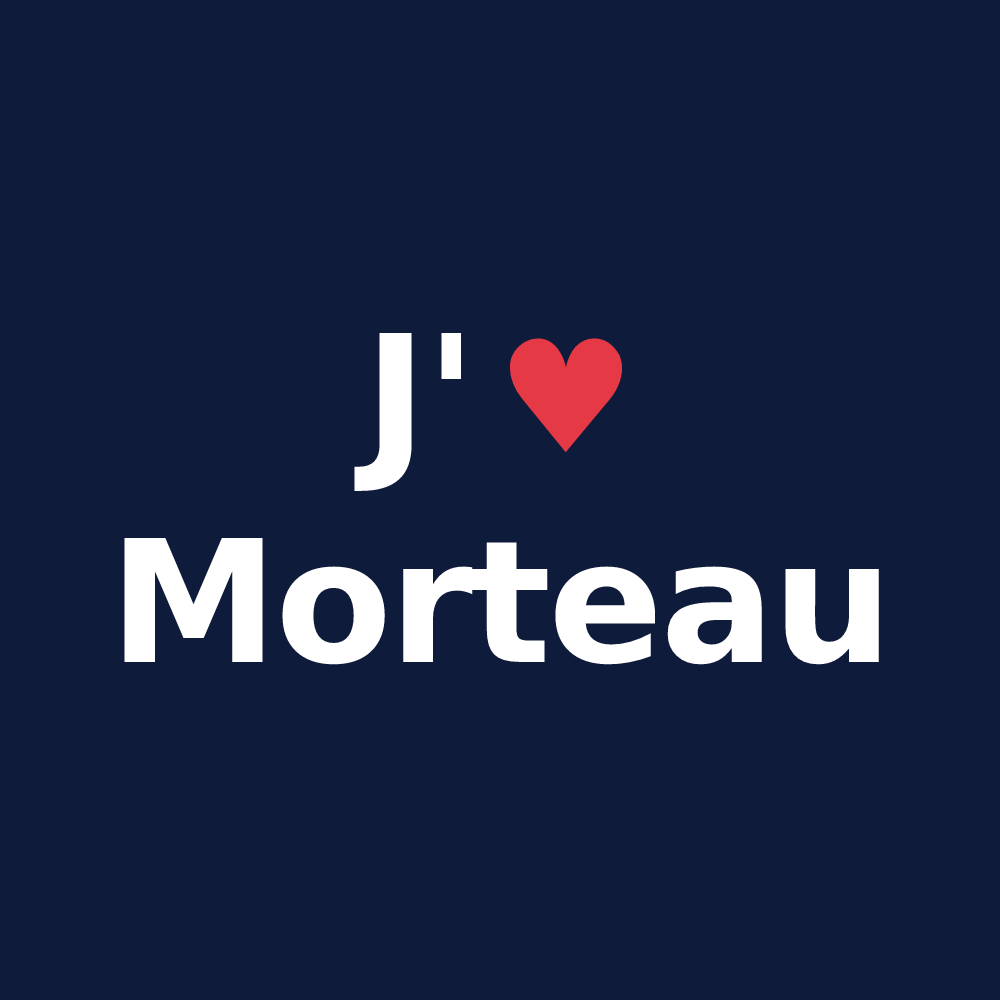T-shirt personnalisé Morteau — design J'aime Morteau