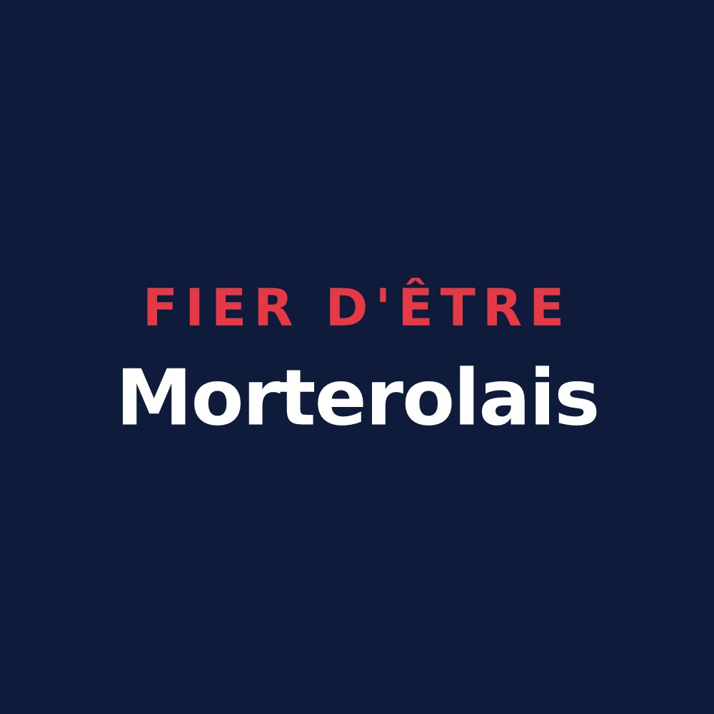 T-shirt « Fier d'être Morterolais » — design pour Mortroux