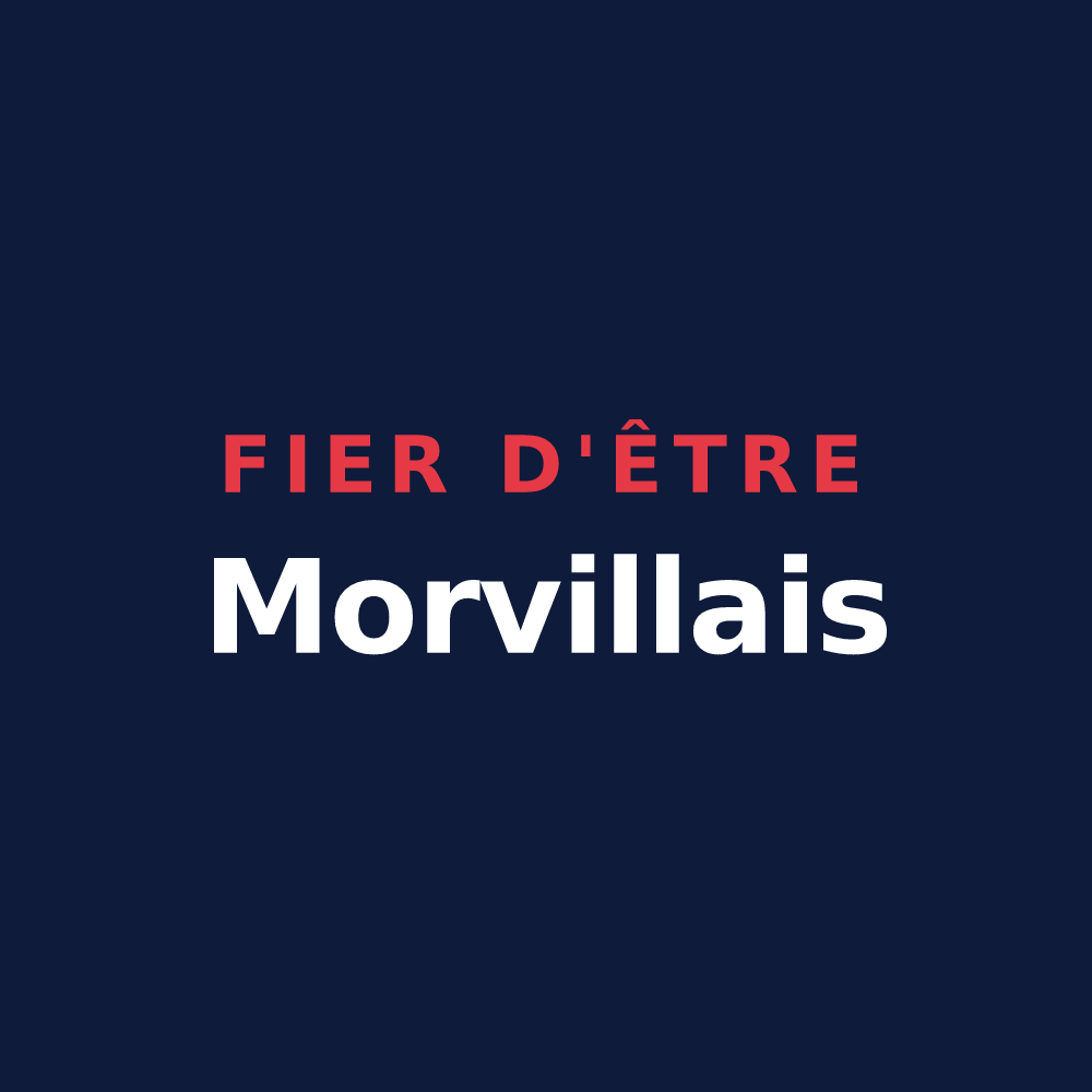 T-shirt « Fier d'être Morvillais » — design pour Morville