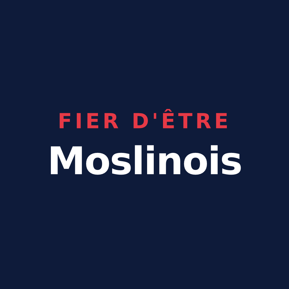 T-shirt « Fier d'être Moslinois » — design pour Moslins