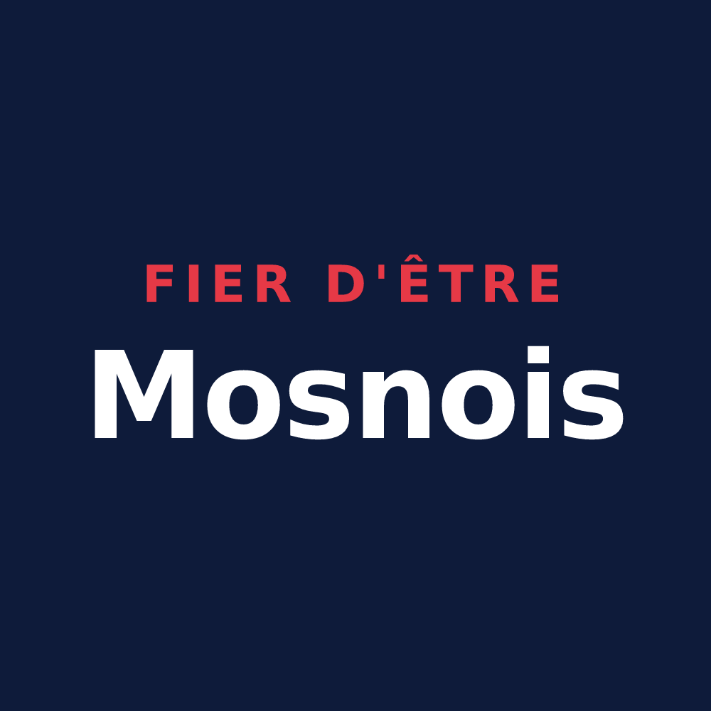 T-shirt « Fier d'être Mosnois » — design pour Mosnes