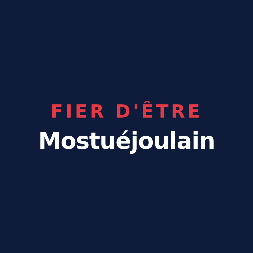 T-shirt « Fier d'être Mostuéjoulain » — design pour Mostuéjouls