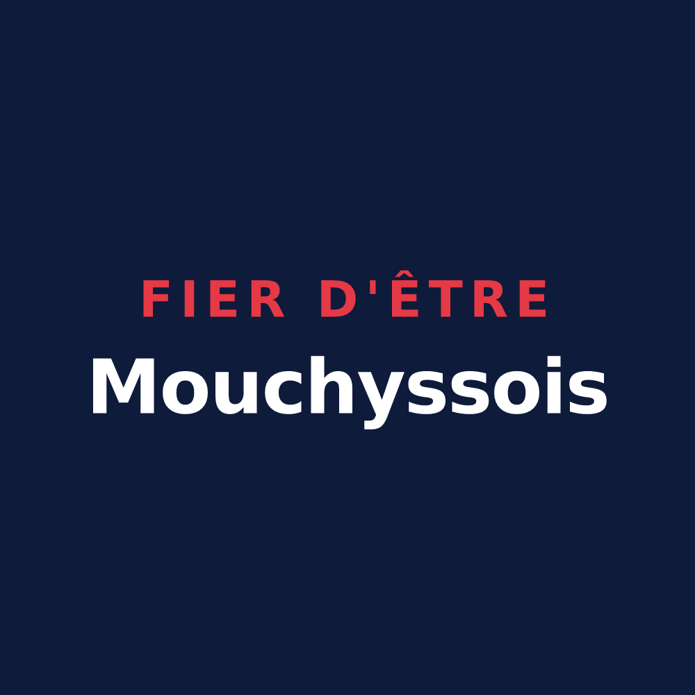 T-shirt « Fier d'être Mouchyssois » — design pour Mouchy-le-Châtel