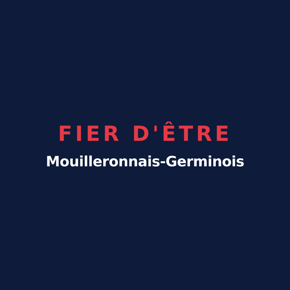 T-shirt « Fier d'être Mouilleronnais-Germinois » — design pour Mouilleron-Saint-Germain