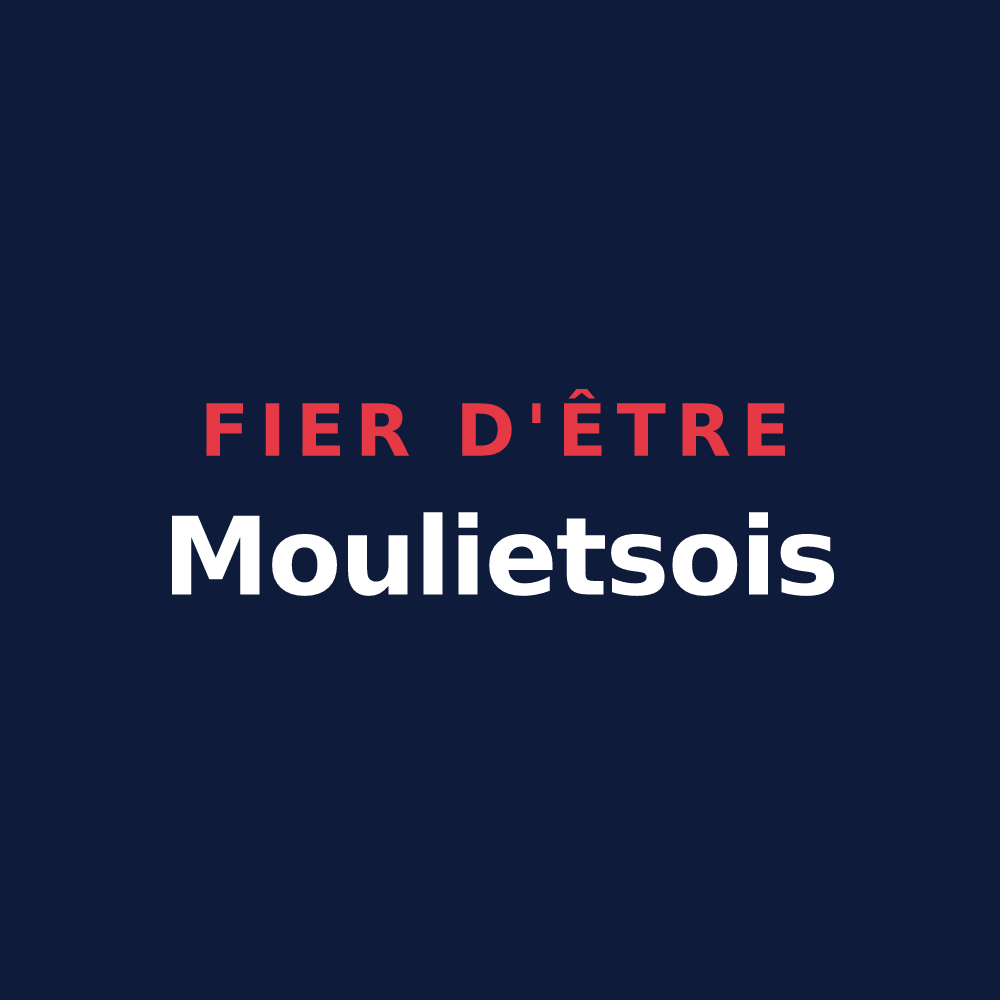 T-shirt « Fier d'être Moulietsois » — design pour Mouliets-et-Villemartin