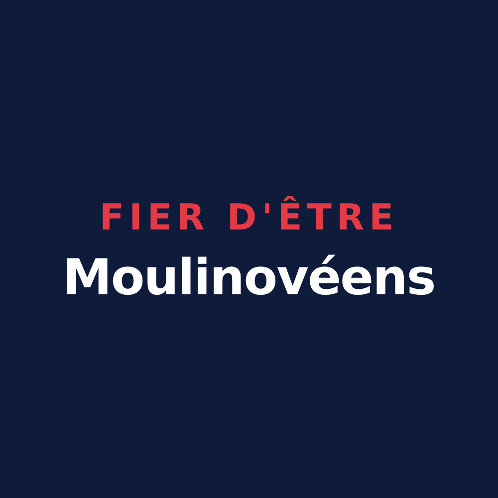 T-shirt « Fier d'être Moulinovéens » — design pour Moulin-Neuf