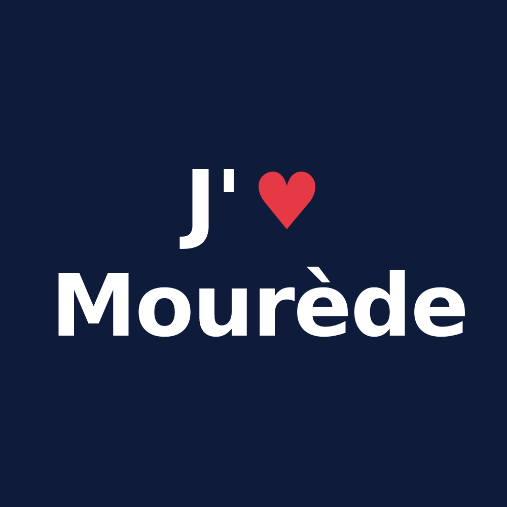 T-shirt personnalisé Mourède — design J'aime Mourède