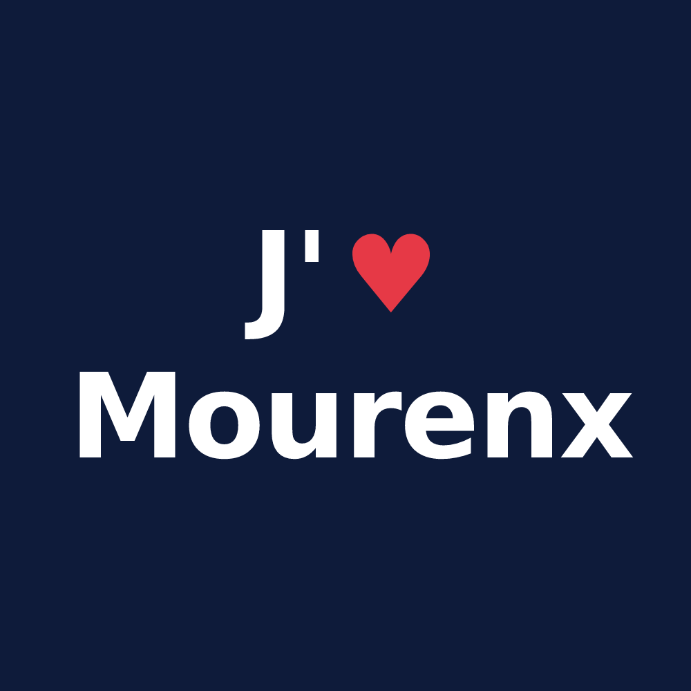 T-shirt personnalisé Mourenx — design J'aime Mourenx