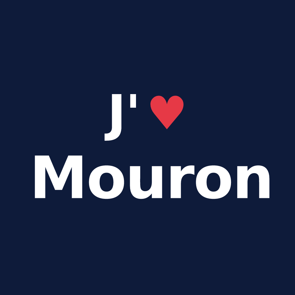 T-shirt personnalisé Mouron — design J'aime Mouron