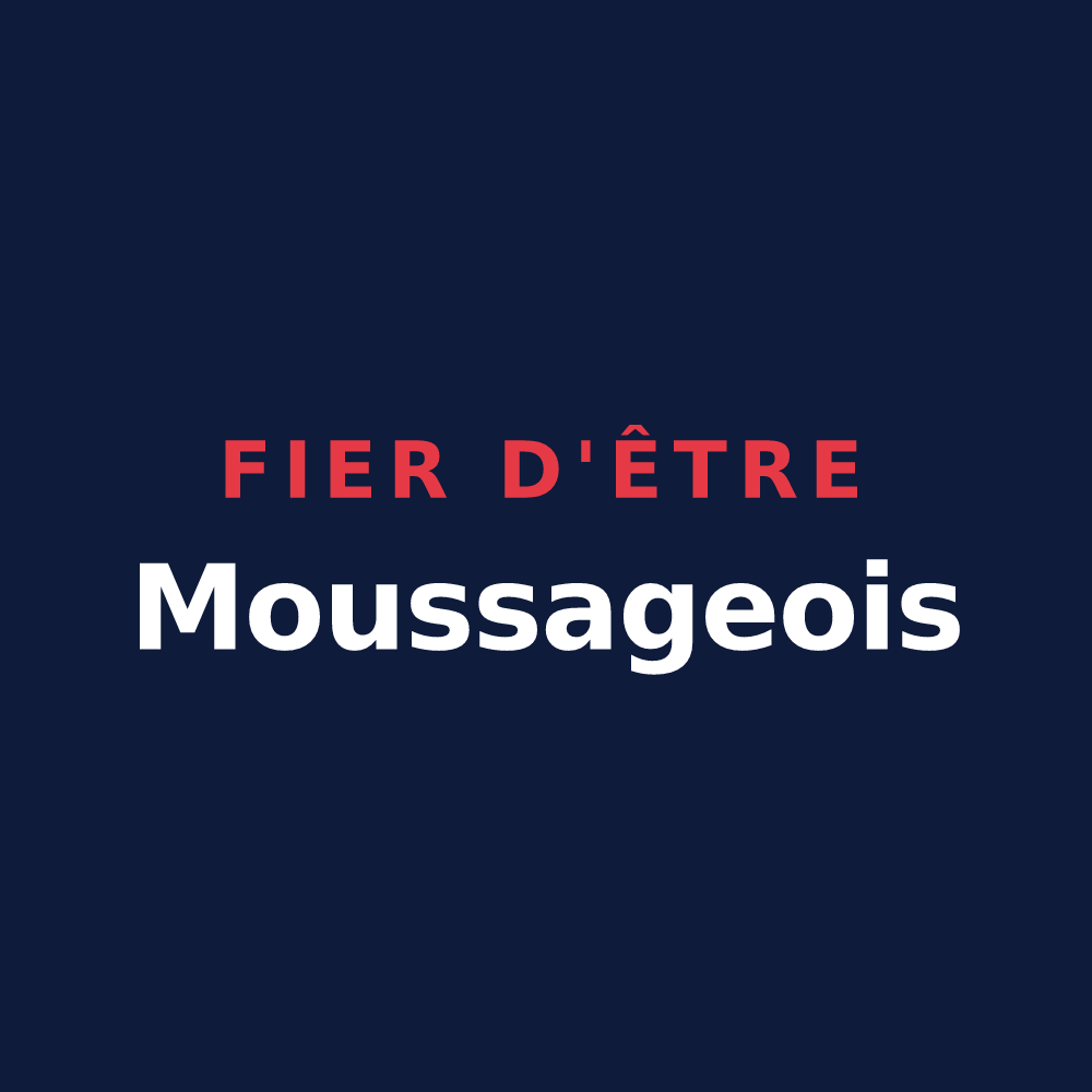T-shirt « Fier d'être Moussageois » — design pour Moussages