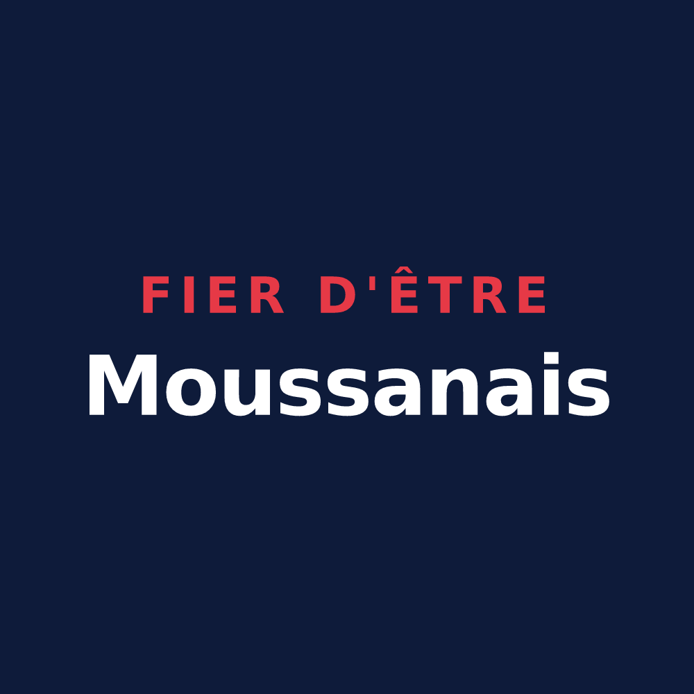 T-shirt « Fier d'être Moussanais » — design pour Moussan