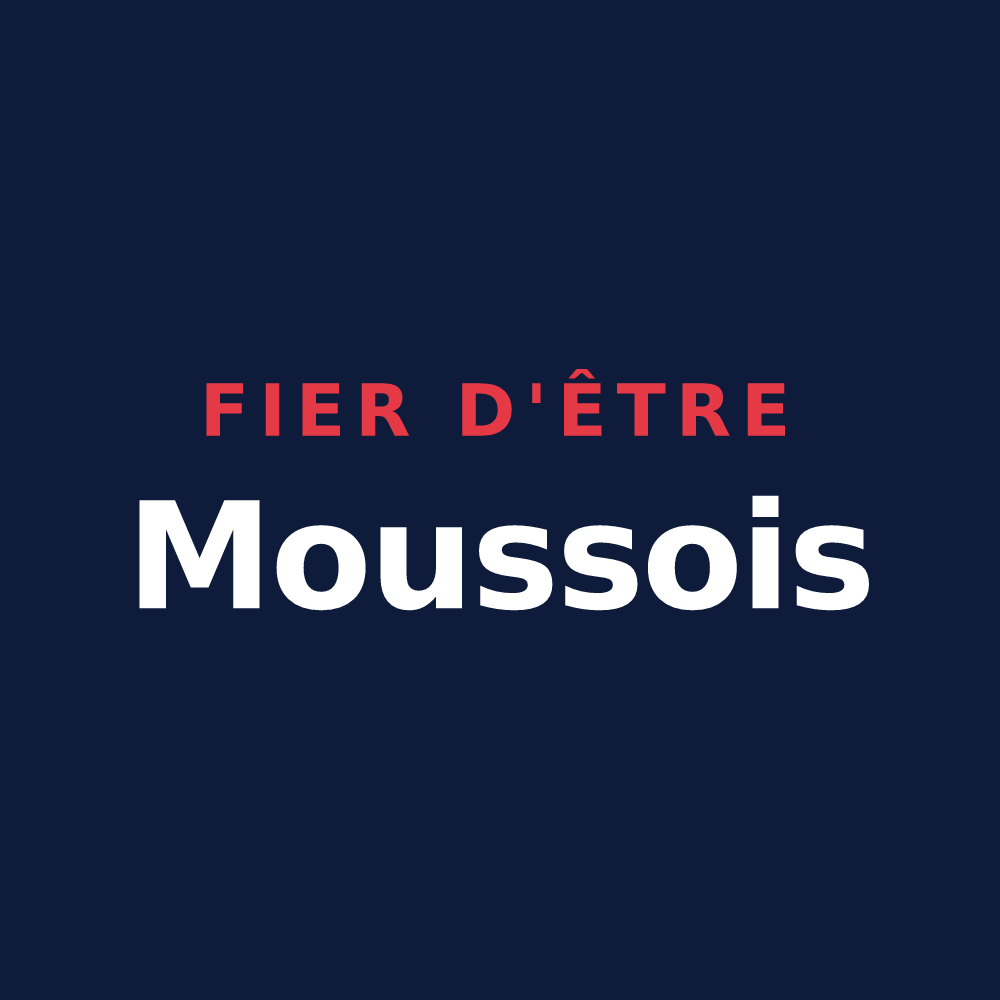 T-shirt « Fier d'être Moussois » — design pour Mousseaux-sur-Seine