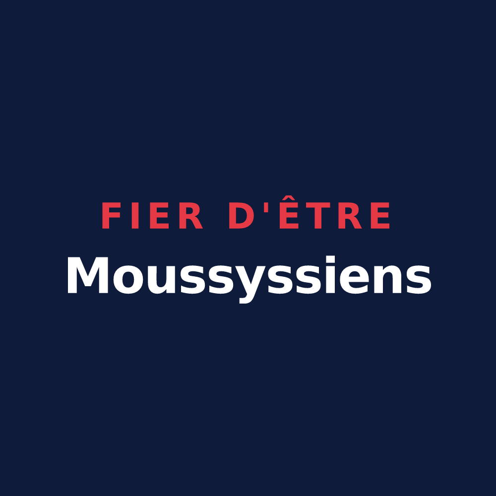 T-shirt « Fier d'être Moussyssiens » — design pour Moussy-le-Vieux