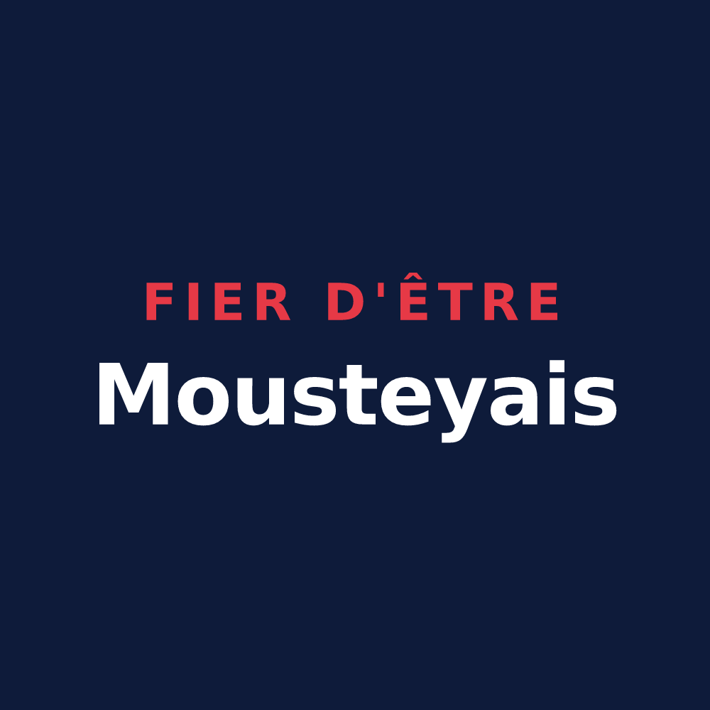 T-shirt « Fier d'être Mousteyais » — design pour Moustey