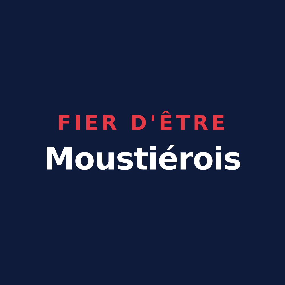 T-shirt « Fier d'être Moustiérois » — design pour Moustier-Ventadour