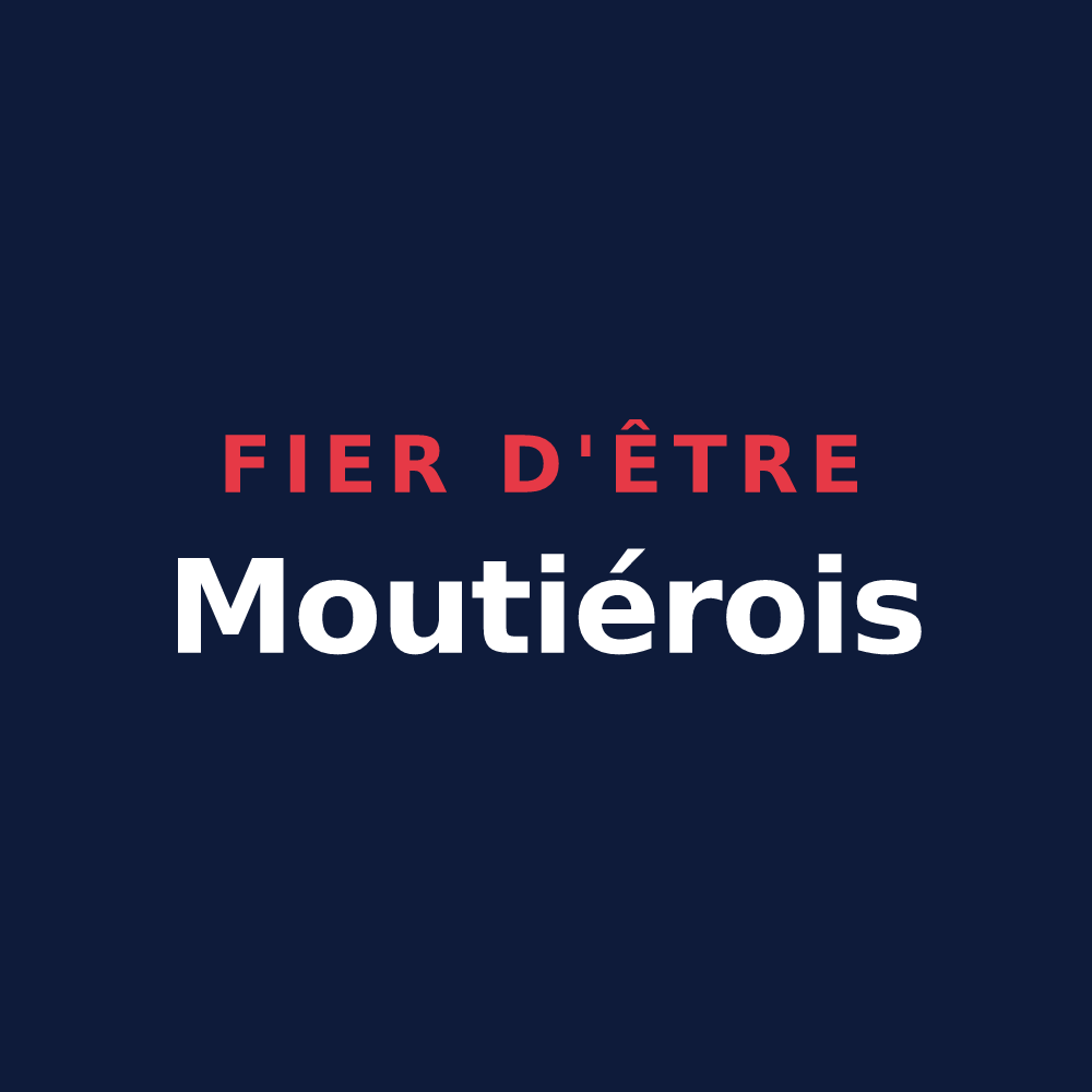 T-shirt « Fier d'être Moutiérois » — design pour Moutiers-sur-le-Lay