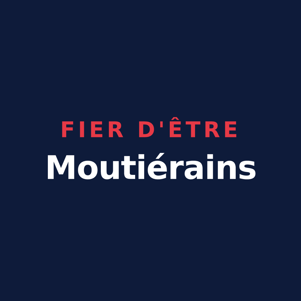 T-shirt « Fier d'être Moutiérains » — design pour Moûtiers