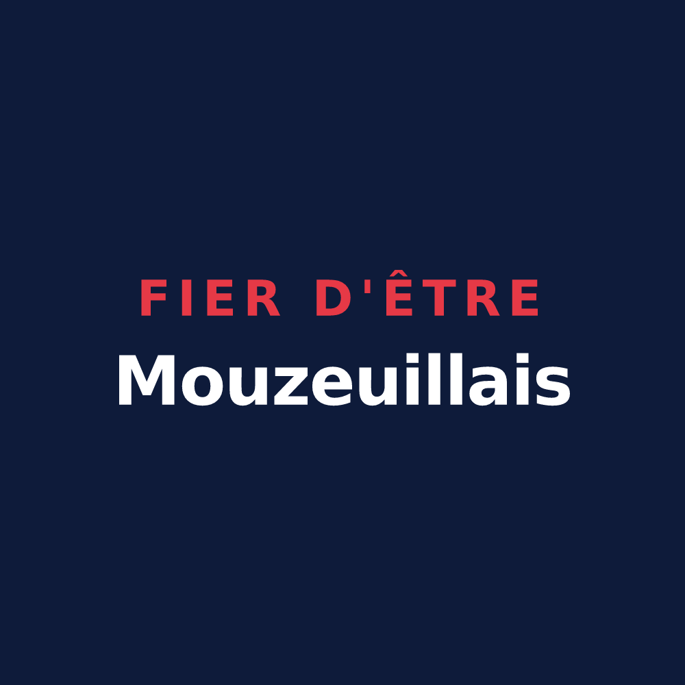 T-shirt « Fier d'être Mouzeuillais » — design pour Mouzeuil-Saint-Martin