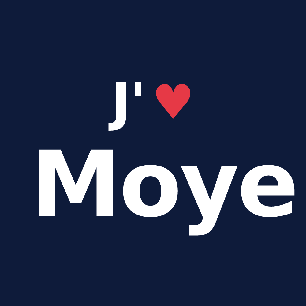 T-shirt personnalisé Moye — design J'aime Moye