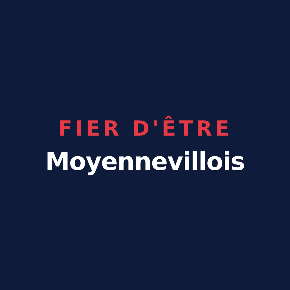 T-shirt « Fier d'être Moyennevillois » — design pour Moyenneville