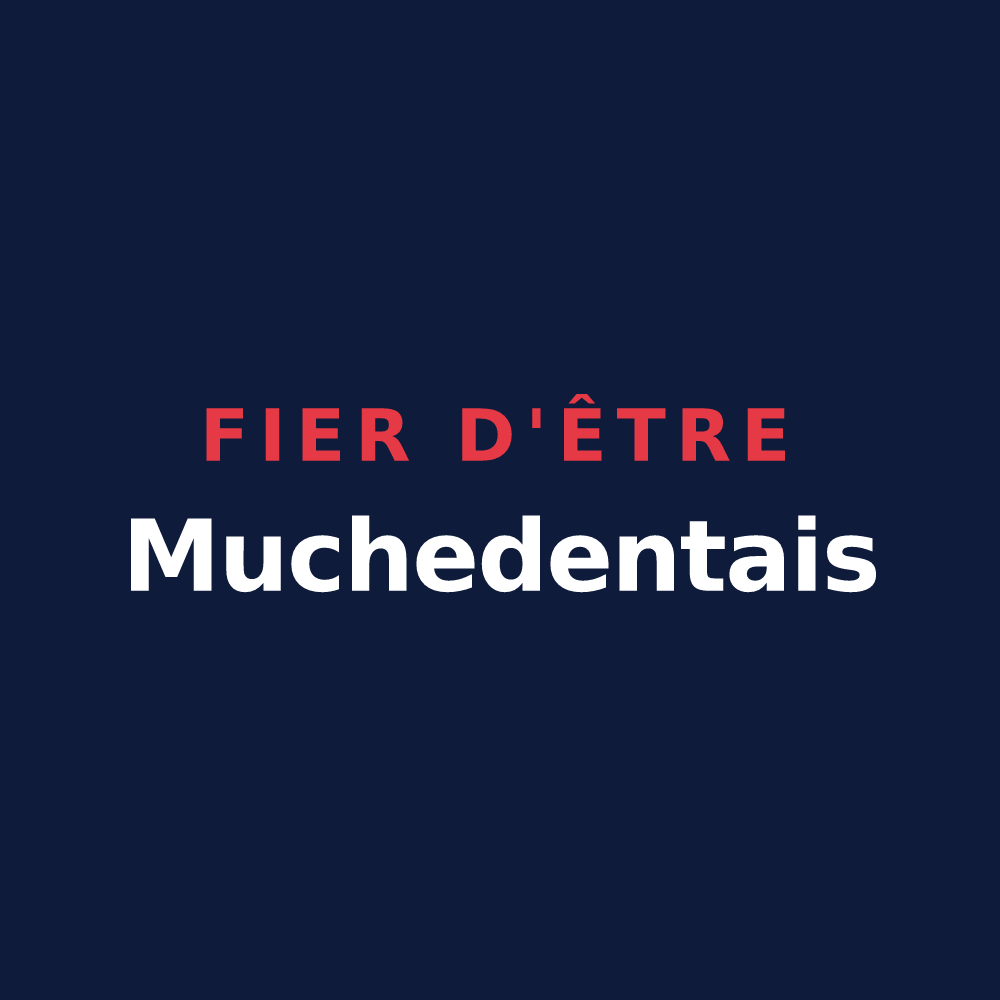 T-shirt « Fier d'être Muchedentais » — design pour Muchedent