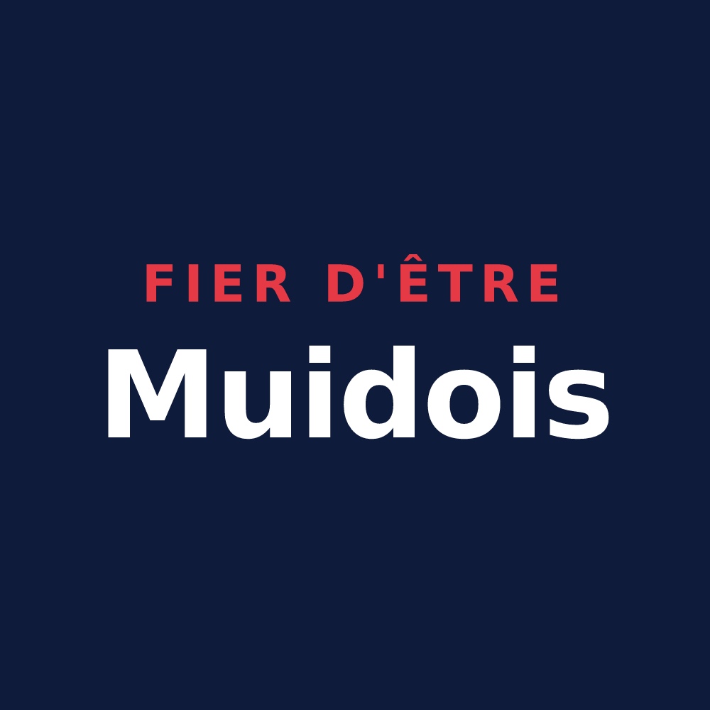 T-shirt « Fier d'être Muidois » — design pour Muides-sur-Loire